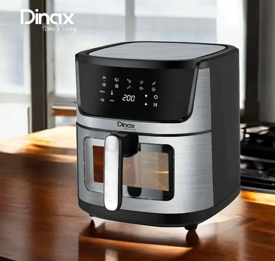 Freidora De Aire 10lts Digital Dinax 1800w