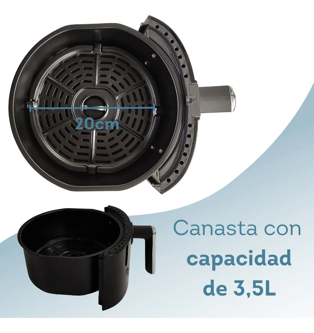 Freidora De Aire Oryx Sin Aceite Digital 3.5Lt