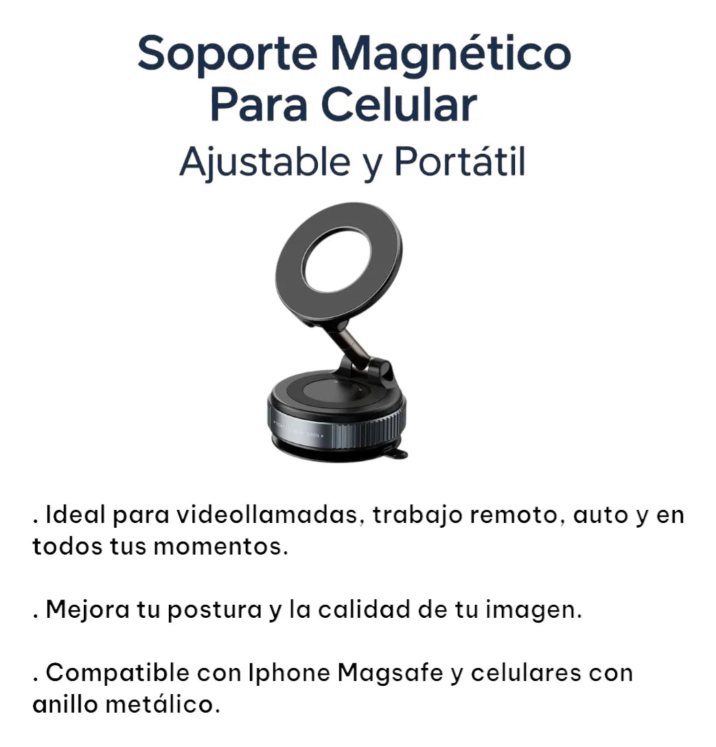 Soporte magnético 360° para celular