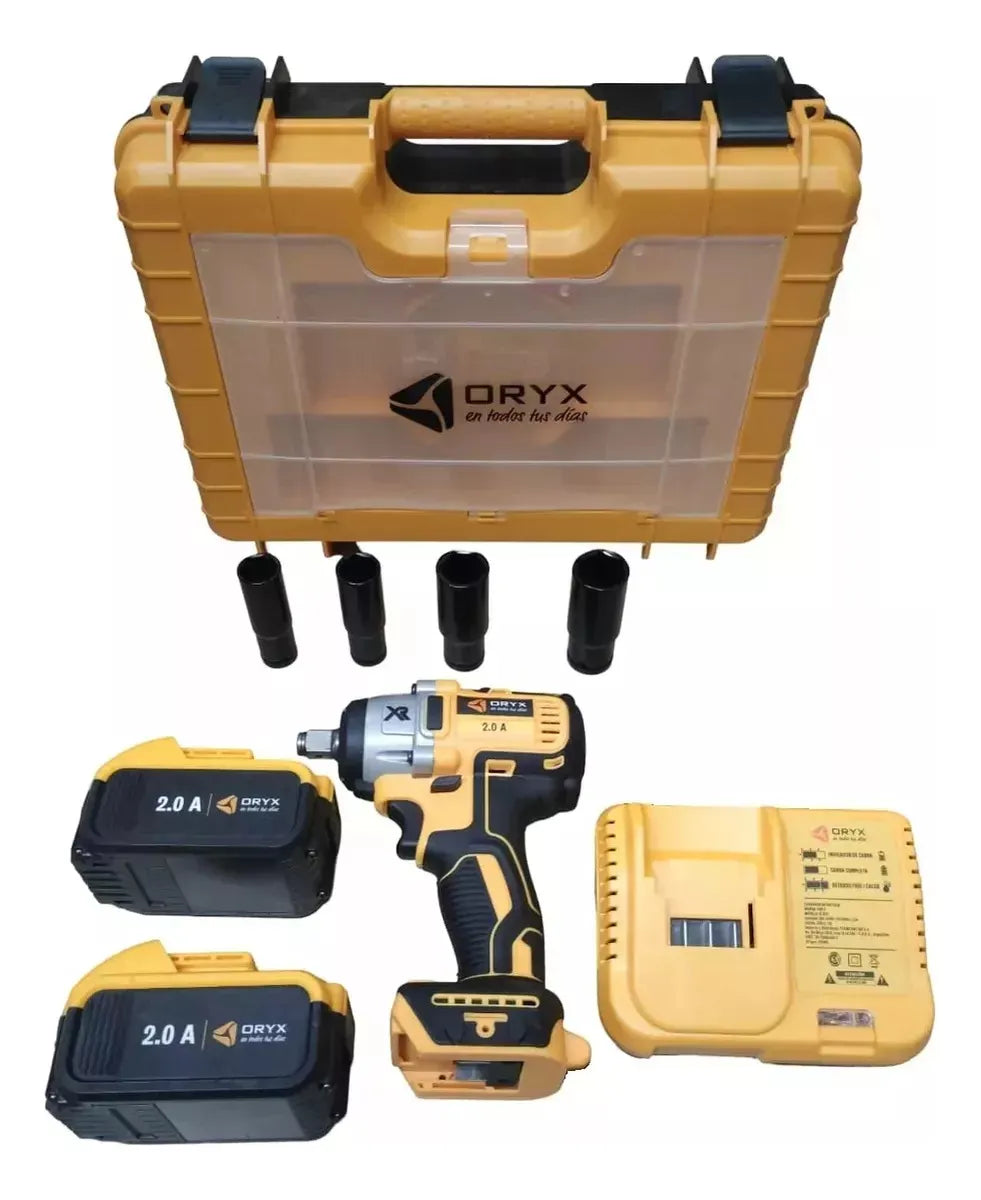 Llave Pistola Impacto Inalámbrica + 2 Baterias 21v + Maletin