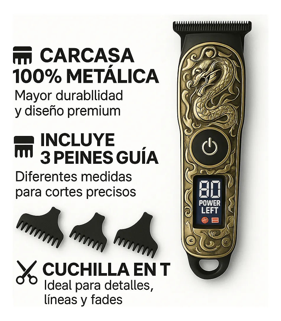 Máquina Para Cortar El Pelo Full Barber Bulltec