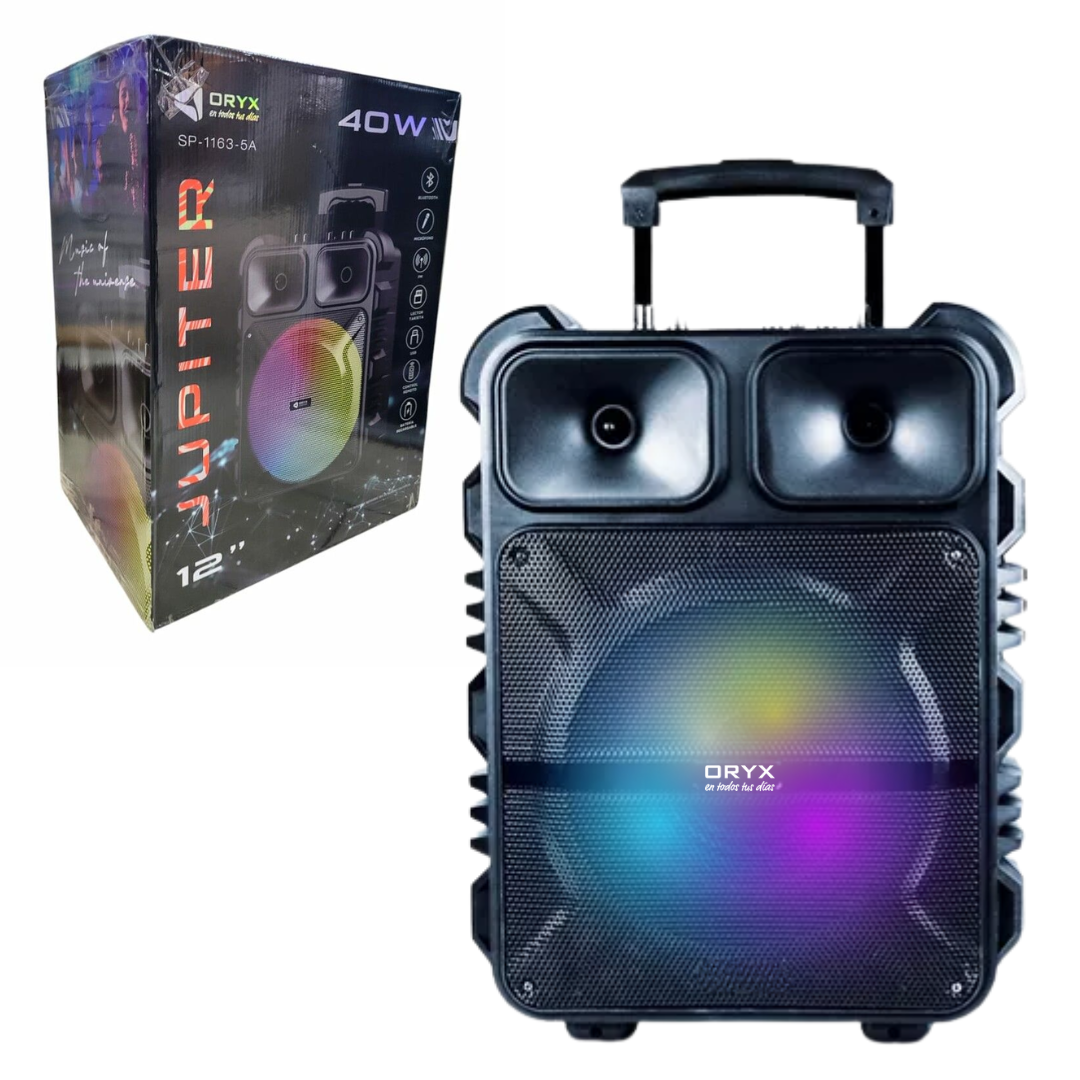 Parlante Recargable Oryx De 12 Pulgadas Jupiter 40w