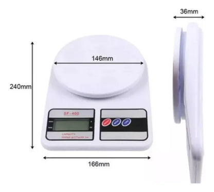 Balanza Alimentos Cocina Digital 1gr A 10kg