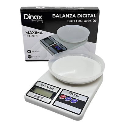 Balanza Alimentos Cocina Digital 1gr A 10kg