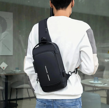 Bandolera Fashion Impermeable Antirrobo Puerto Usb