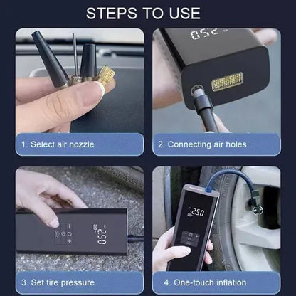 Inflador Inalámbrico portátil OM-058