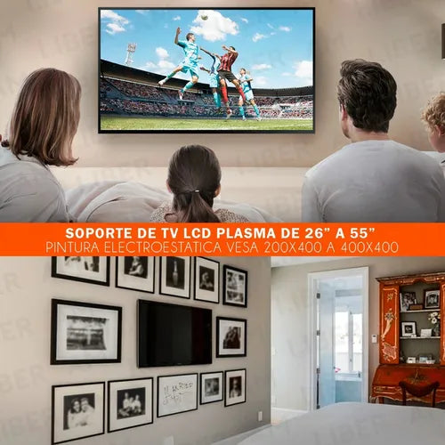 Soporte de TV doble brazo BULLTEC 26" A 55"