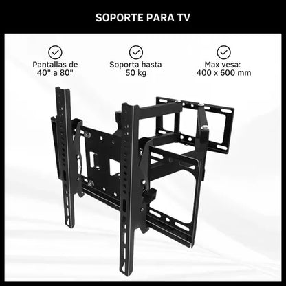 Soporte de TV móvil 40" A 80"
