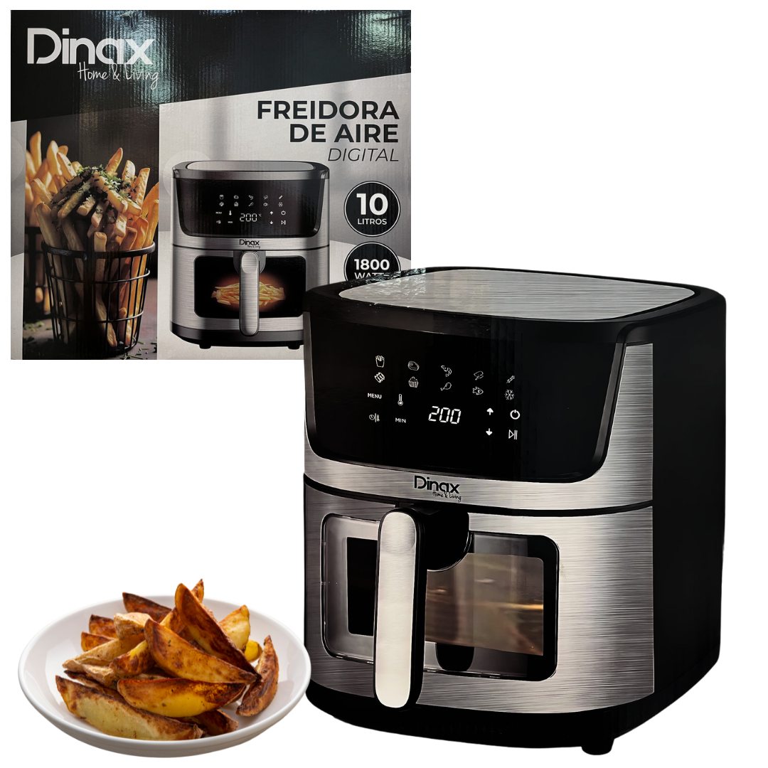 Freidora De Aire 10lts Digital Dinax 1800w
