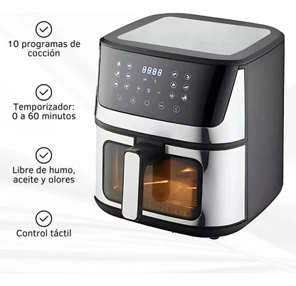 Freidora De Aire 10lts Digital Dinax 1800w