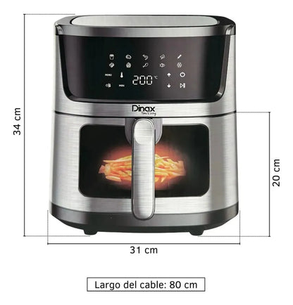 Freidora De Aire 10lts Digital Dinax 1800w