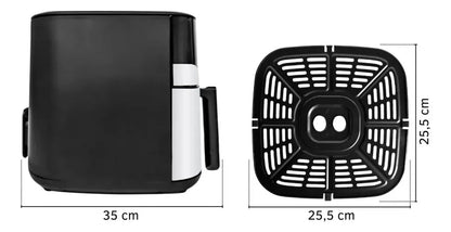 Freidora De Aire 10lts Digital Dinax 1800w