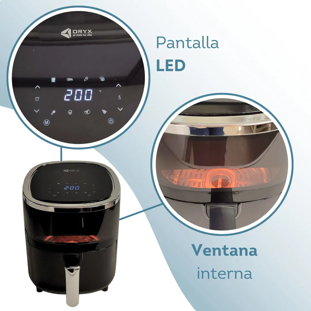 Freidora De Aire Oryx Sin Aceite Digital 3.5Lt