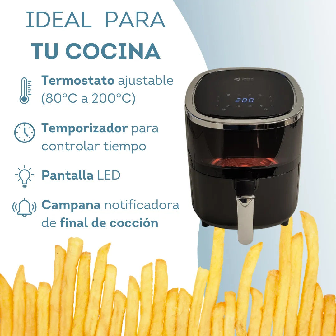 Freidora De Aire Oryx Sin Aceite Digital 3.5Lt