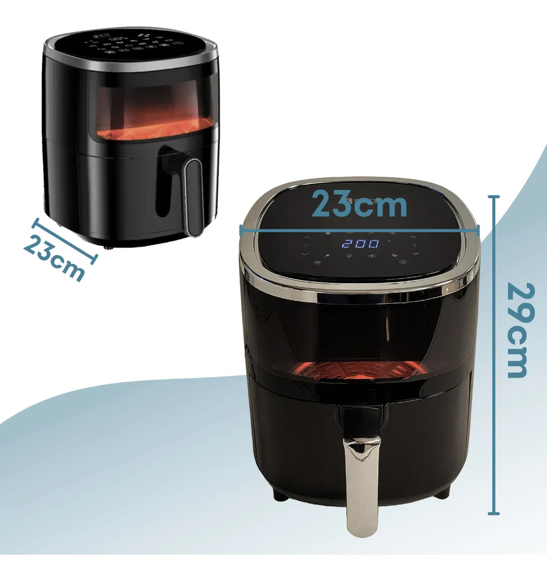 Freidora De Aire Oryx Sin Aceite Digital 3.5Lt