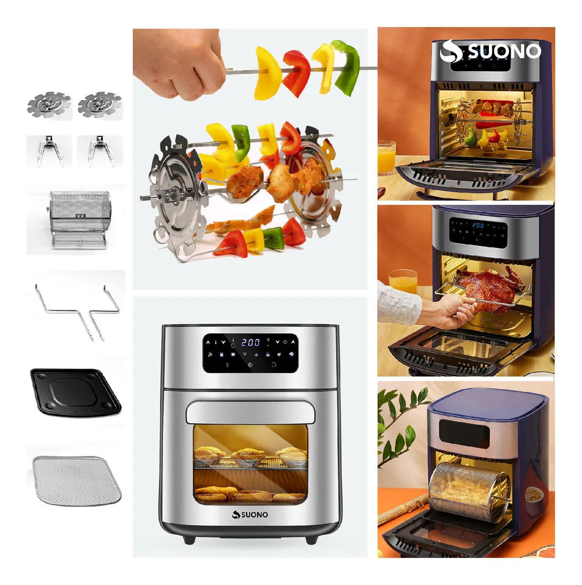 Freidora de Aire Digital 10Lts SUONO