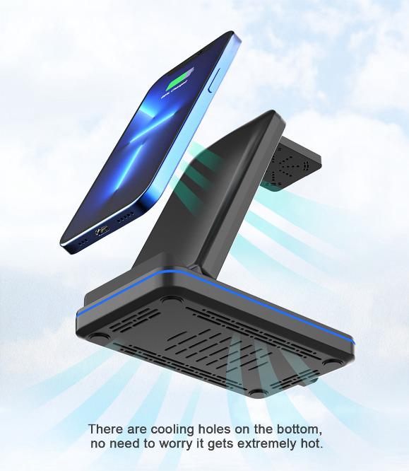 CARGADOR INALAMBRICO 3 EN 1