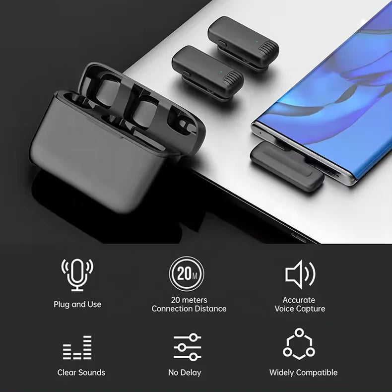 Micrófono Inalámbrico Dual J13