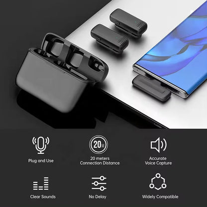 Micrófono Inalámbrico Dual J13