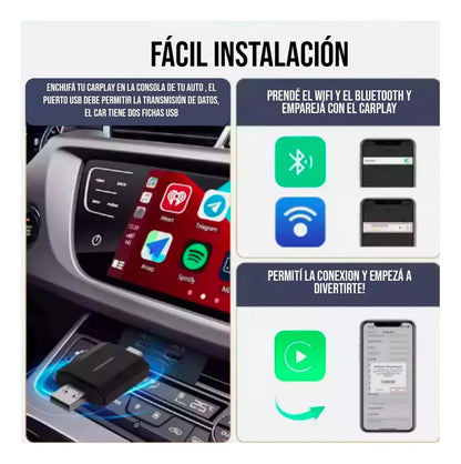 Adaptador Carplay/Android-Auto inalambrico