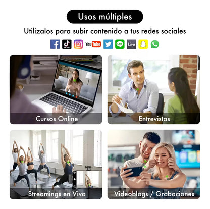 Micrófono Inalámbrico Dual J13