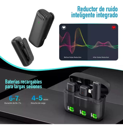 Micrófono Inalámbrico Dual J13