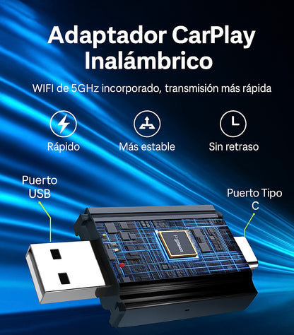 Adaptador Carplay/Android-Auto inalambrico