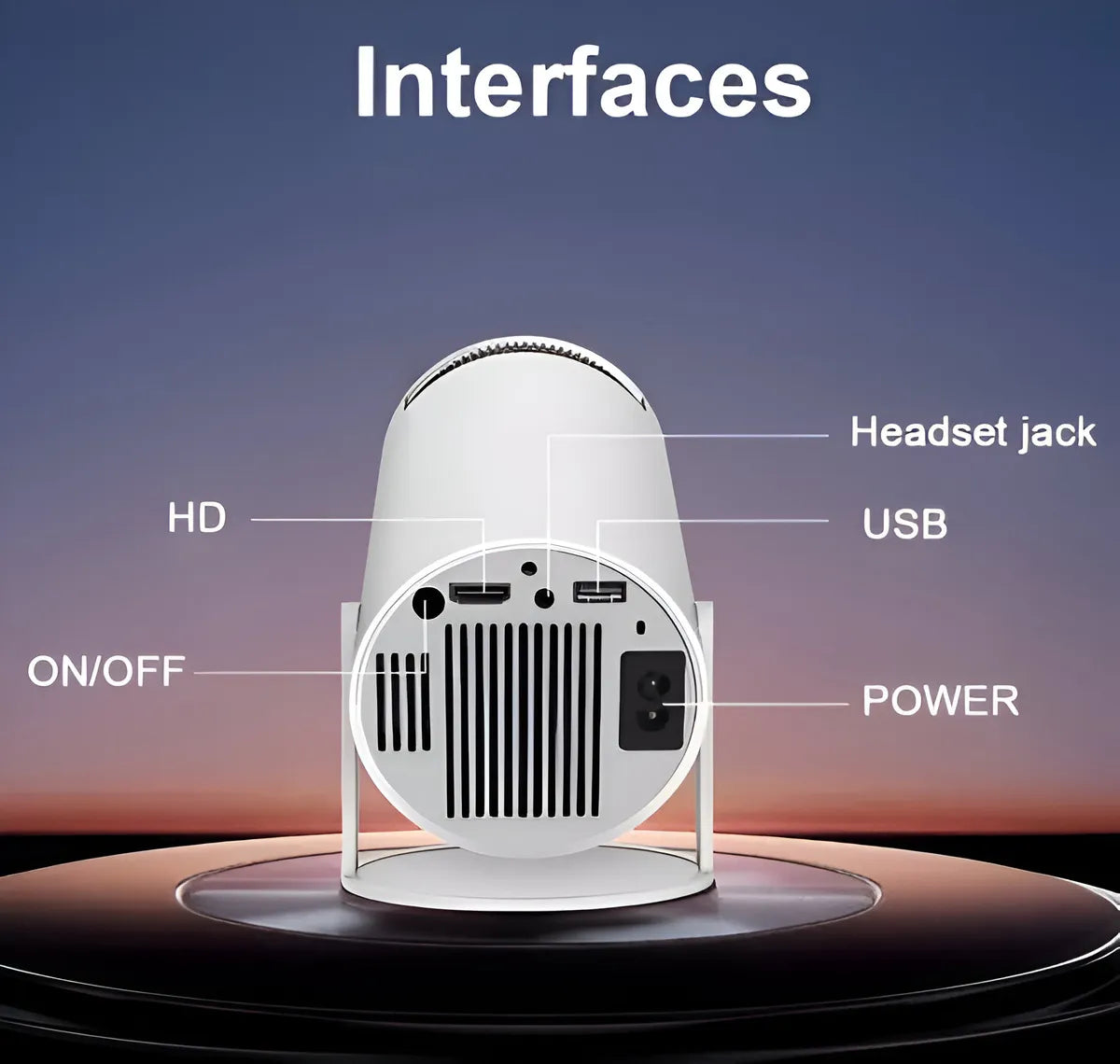 Proyector Android Tubo Ultra HD