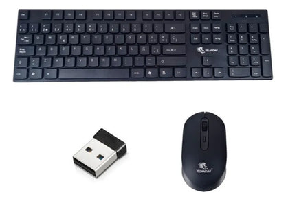 Kit De Teclado Y Mouse Inalámbrico Wireless