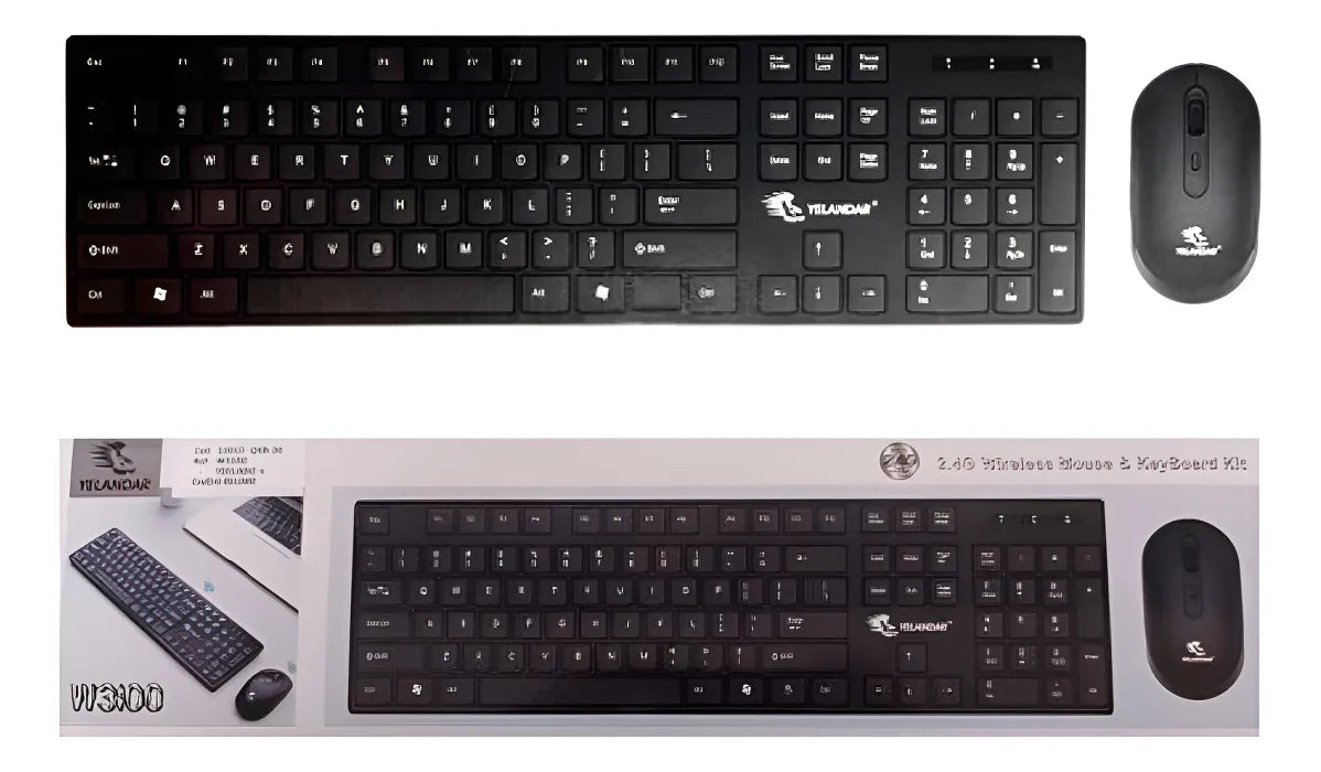 Kit De Teclado Y Mouse Inalámbrico Wireless