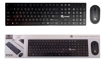 Kit De Teclado Y Mouse Inalámbrico Wireless