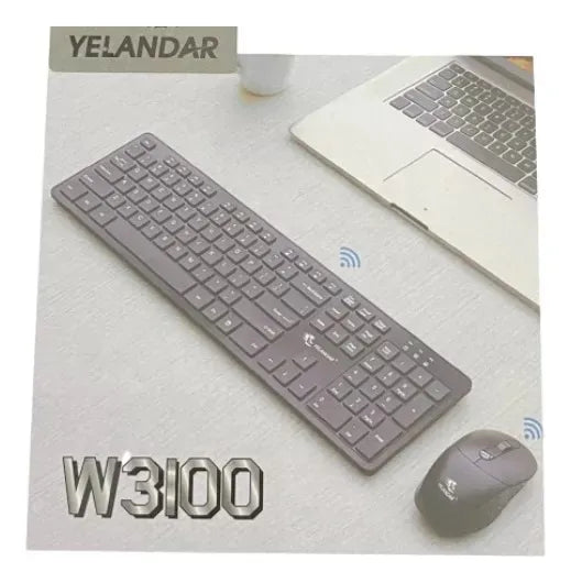 Kit De Teclado Y Mouse Inalámbrico Wireless
