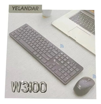 Kit De Teclado Y Mouse Inalámbrico Wireless